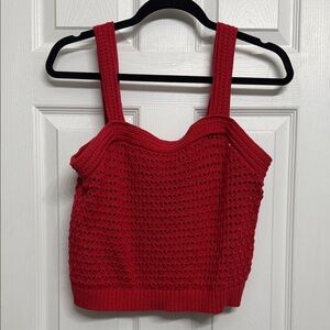 Universal Thread Red Knit Tank Top